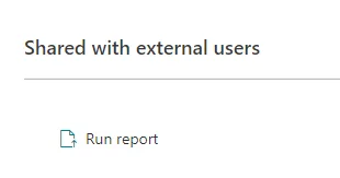 SharePoint Site Report