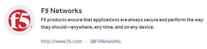 F5 Networks statement